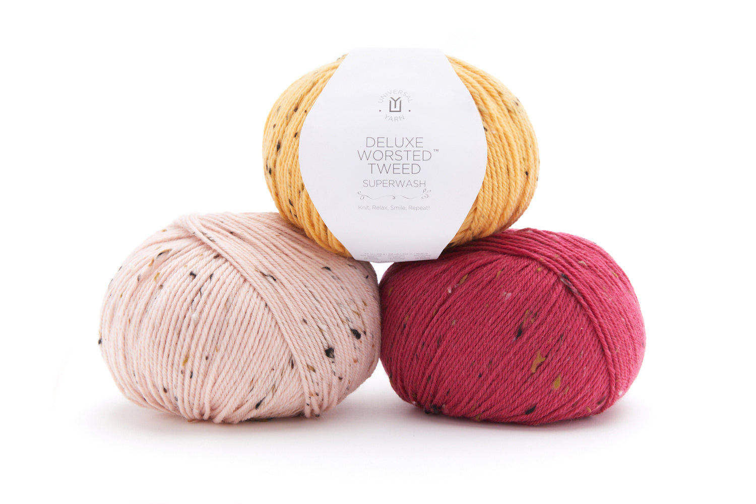 Universal Yarn Deluxe Worsted Tweed Superwash Walnut
